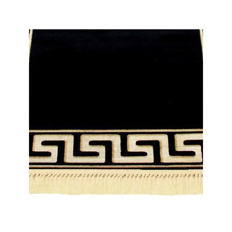 Teppich Versace Muster Design SCHWARZ - 67x105cm