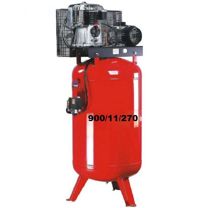 00022 -Druckluftkompressor STEHEND 900/11/270 2-Zylinder-Aggregat BK119