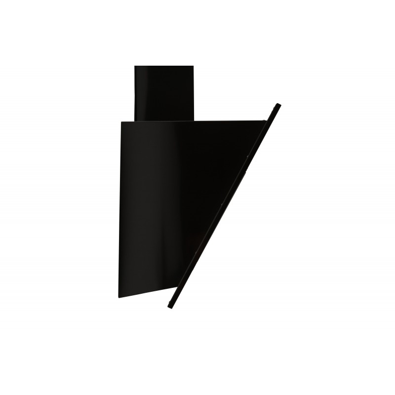 V77 - Dunstabzugshaube Kopffreihaube Blacksteel 90cm