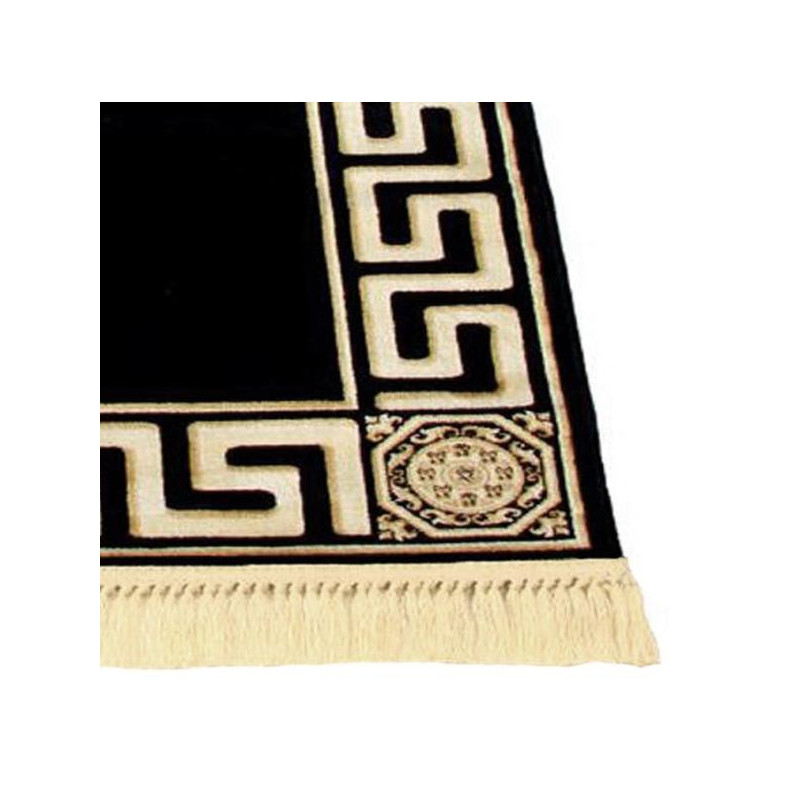 Teppich Versace Muster Design SCHWARZ - 160x230cm
