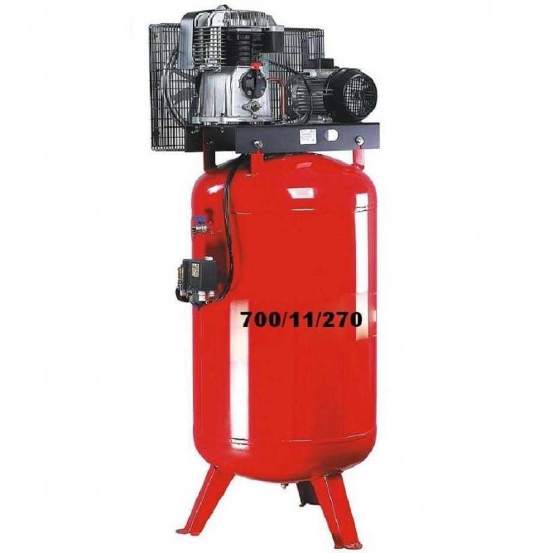 00023 - PROFI Druckluftkompressor 700/11/270 St 2 Zylinder
