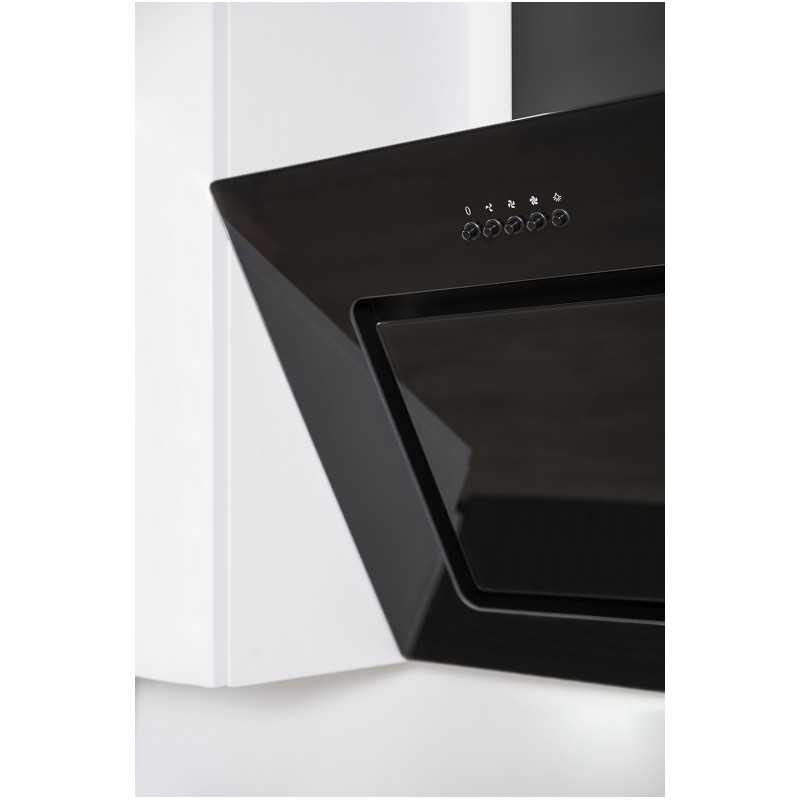 V7 - Küchenzeile Küchenblock 445cm weiss schwarz