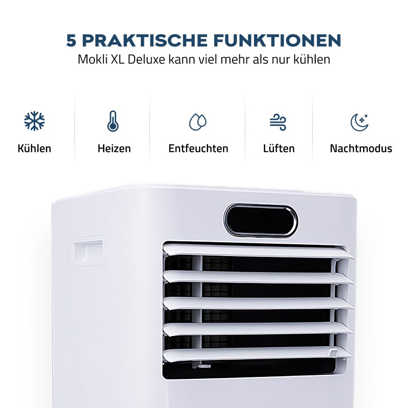 Mobile Klimaanlage MULKO DELUXE - XL - 5-in-1-System