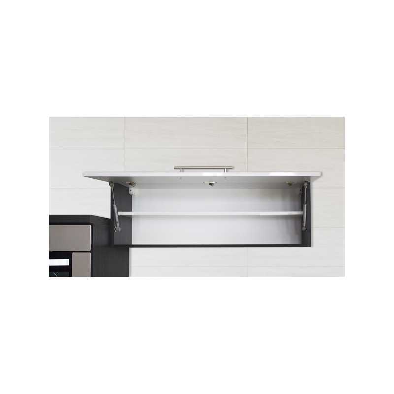 V4 - Küchenzeile Inselküche 280cm Eiche grau