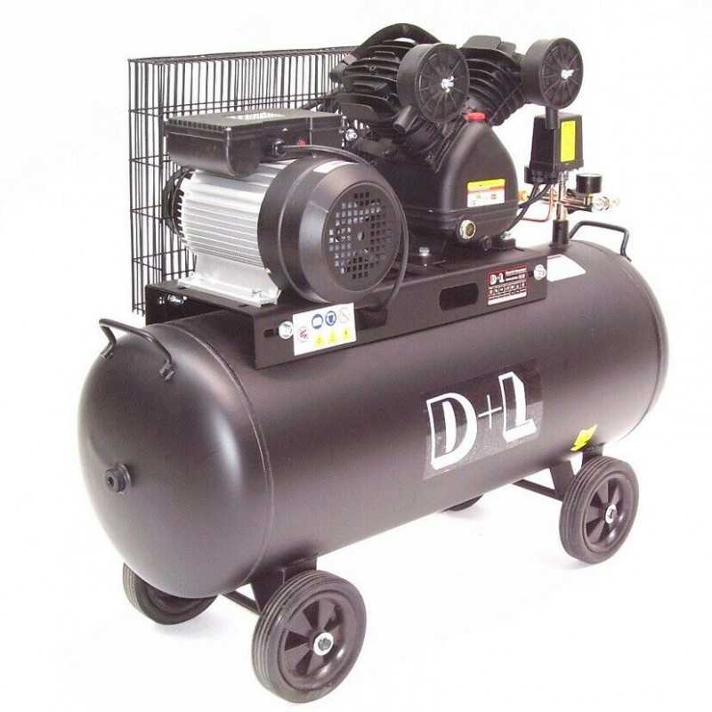 44315 - Druckluftkompressor V-Zylinder Kessel 100 Liter 10bar