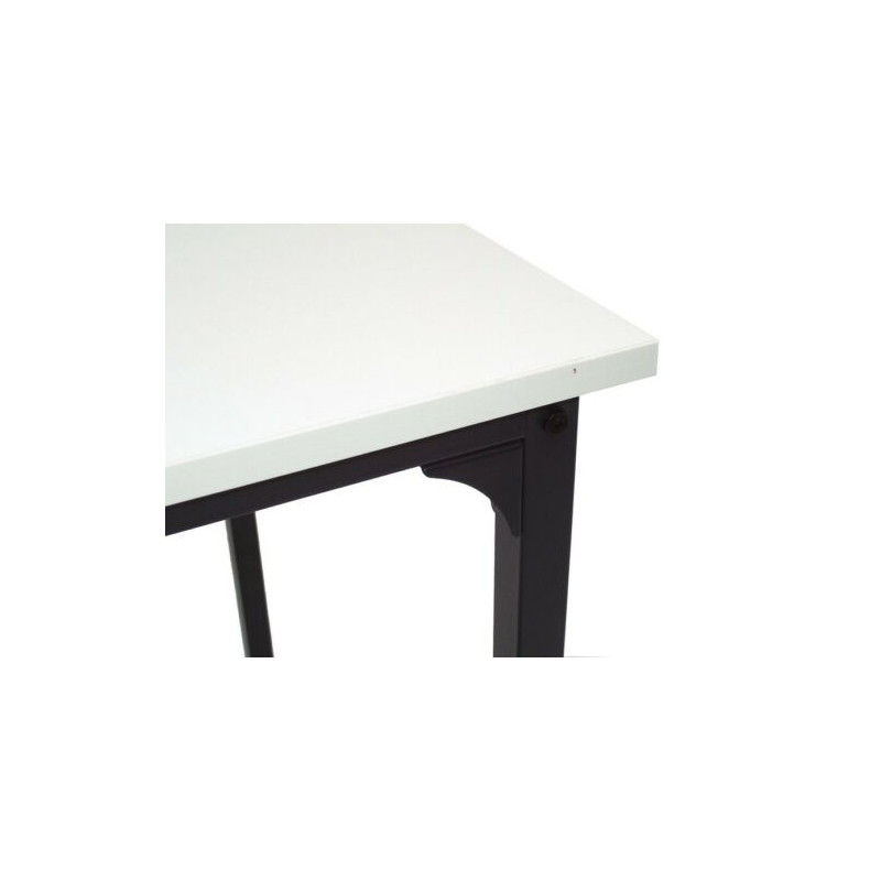 57055 - Schreibtisch 120x60cm Schwarz/Weiss