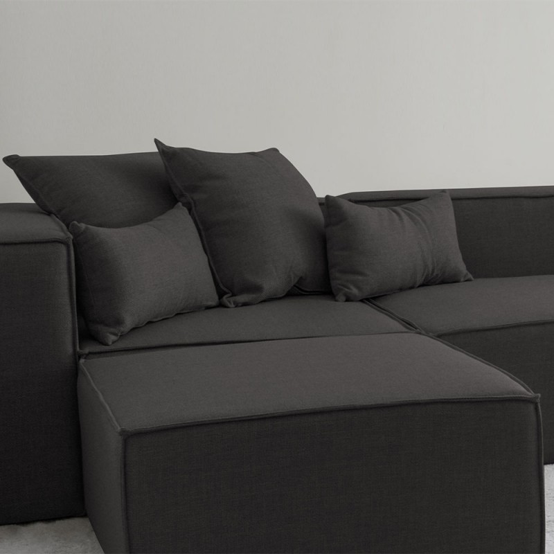 Modulares Sofa VANES L - Anthrazit