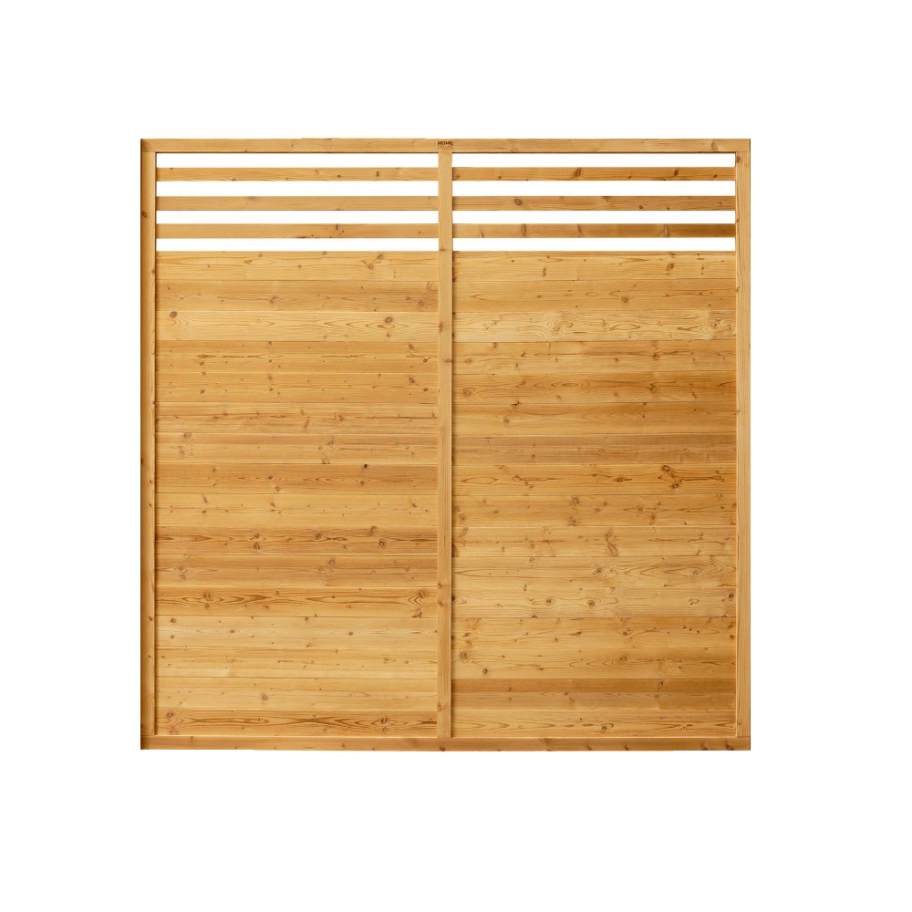 Holz Sichtschutzzaun AMOS - 1x Element ohne Pfosten