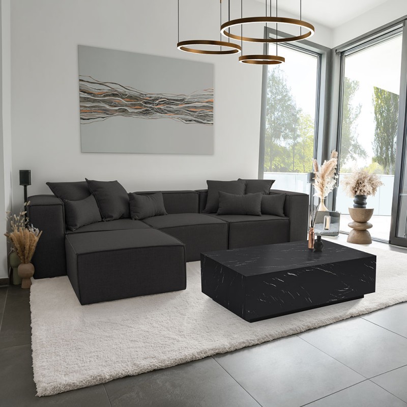Modulares Sofa VANES L - Anthrazit