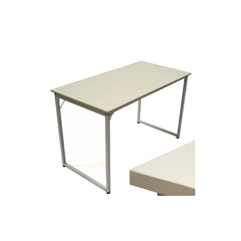 57051 - Schreibtisch 120x60cm Weiss/Weiss