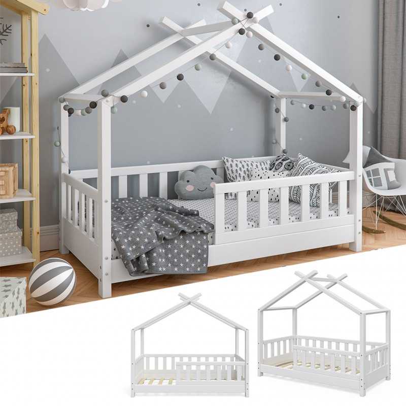 Design Kinderbett 70x140 - Weiss