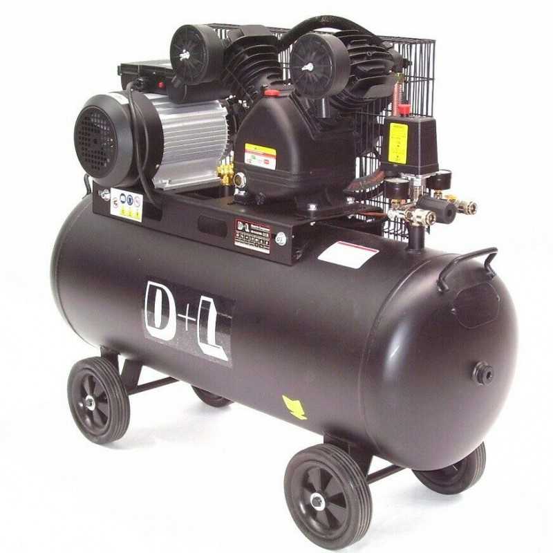 44315 - Druckluftkompressor V-Zylinder Kessel 100 Liter 10bar
