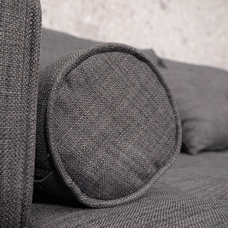 20560 - Sofa ROM inkl. Hocker - Couch Grau